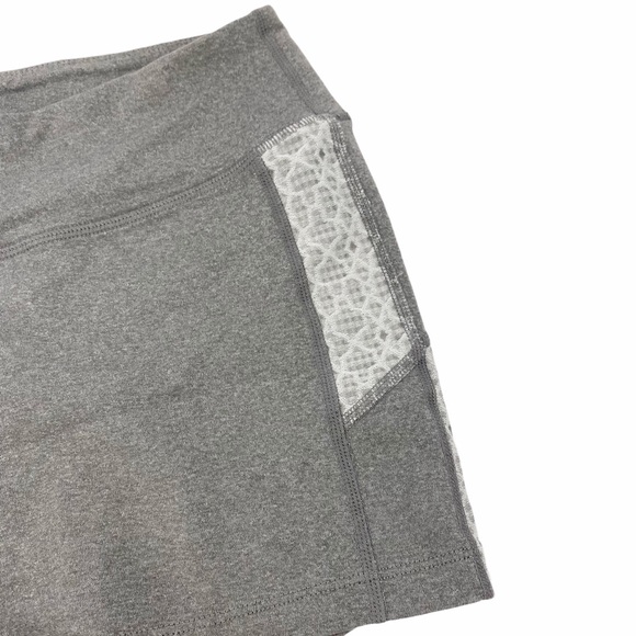 Prana Grey Athletic Shorts Lace Large - Picture 3 of 7